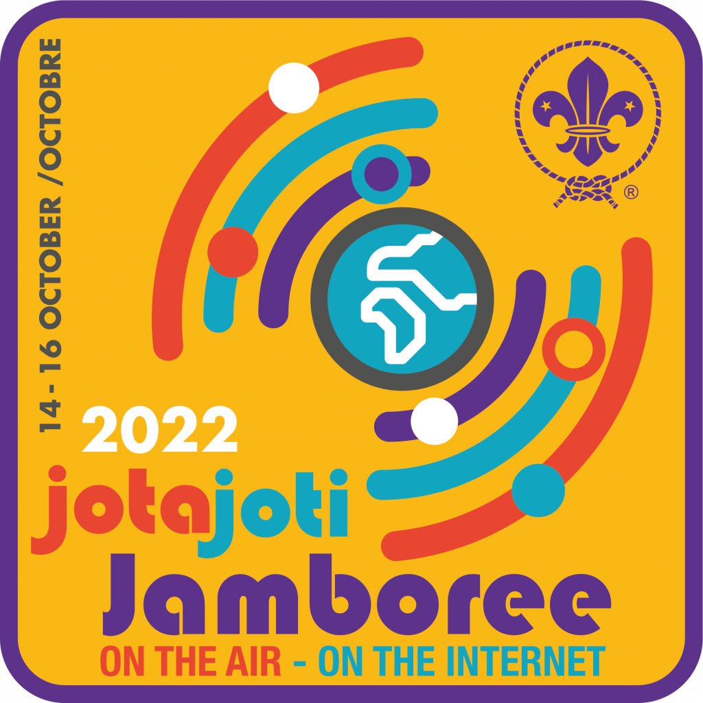 Il badge del JOTA-JOTI 2022.